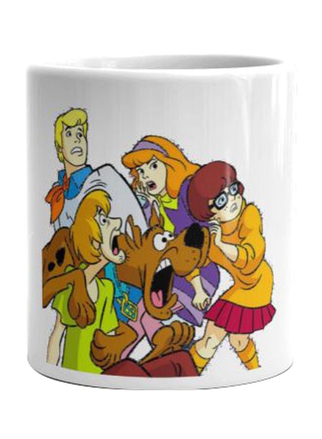 Fast Print Scooby-doo Printed Mug Yellow/Purple/Brown