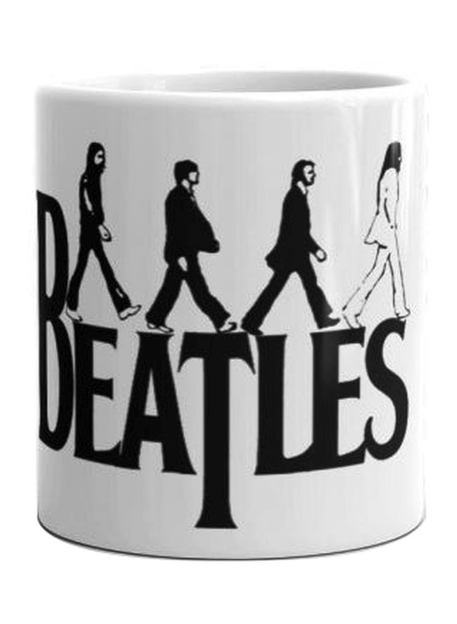 Fast Print Printed Ceramic Mug White/Black