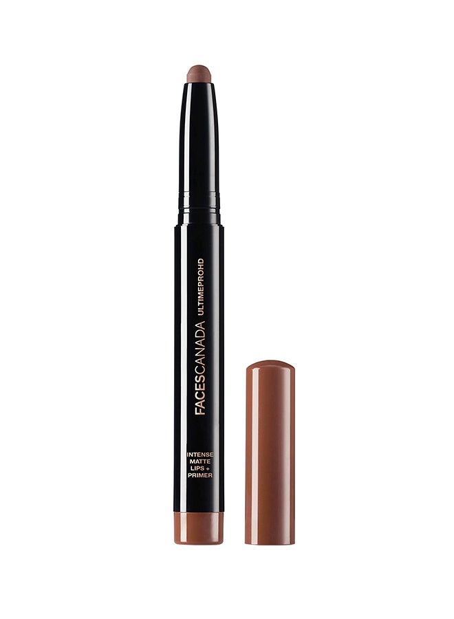 Facescanada Ultime Pro HD Intense Matte Lips And Primer Brown 