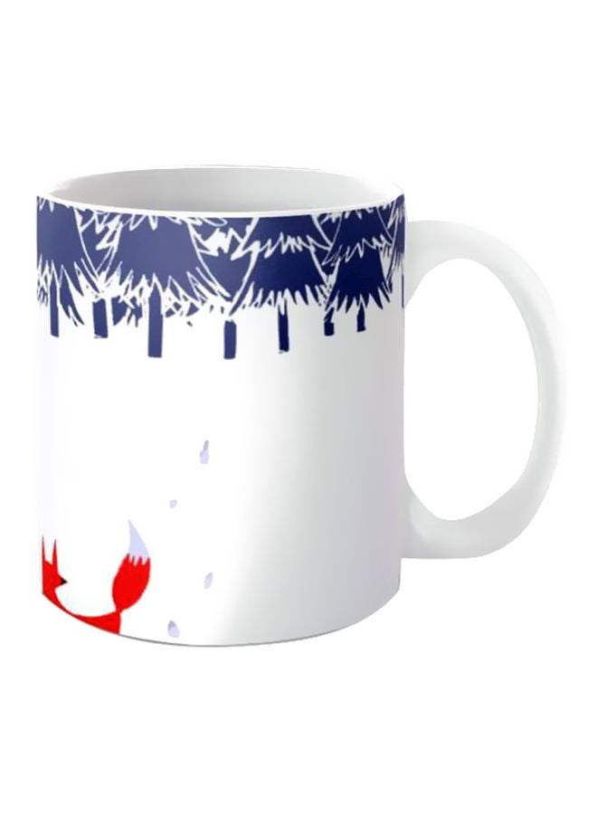iPrint Printed Coffee Mug Blue/White/Red One Size