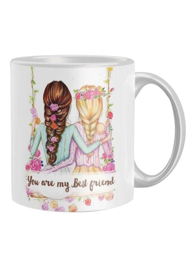 iPrint Printed Coffee Mug White/Pink/Black One Size 
