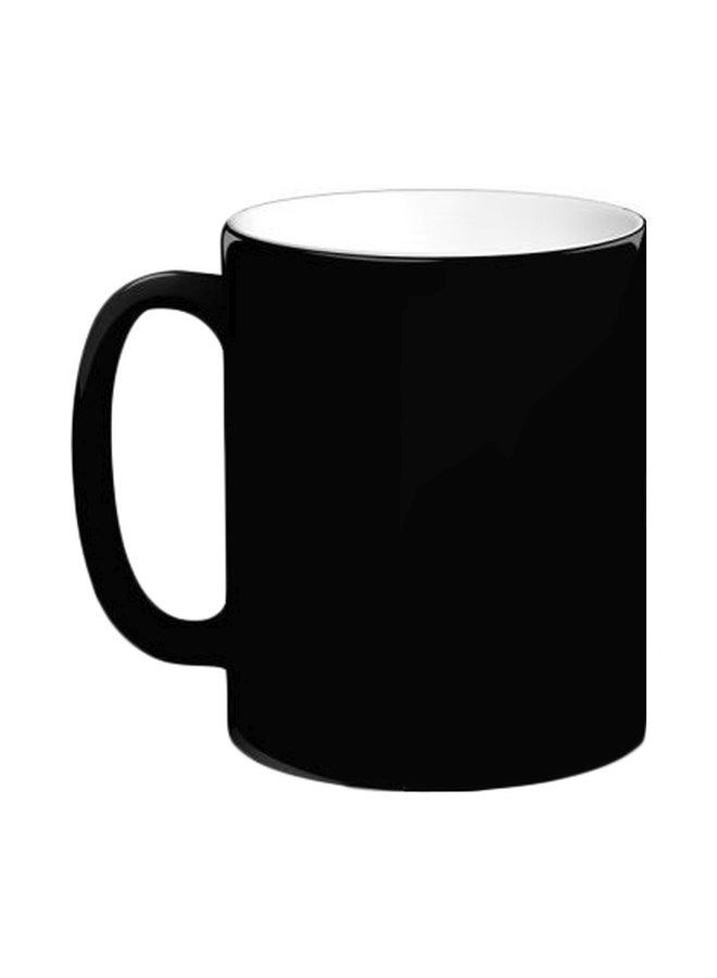 Fast Print Printed Ceramic Coffee Mug Green/Black/White