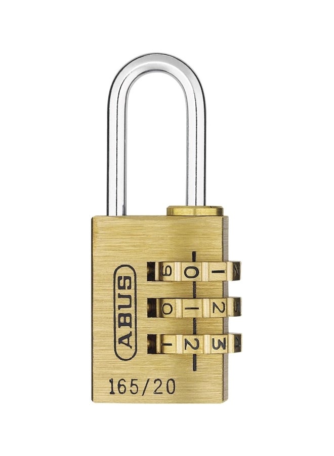 Combination Padlock Yellow - Image 1