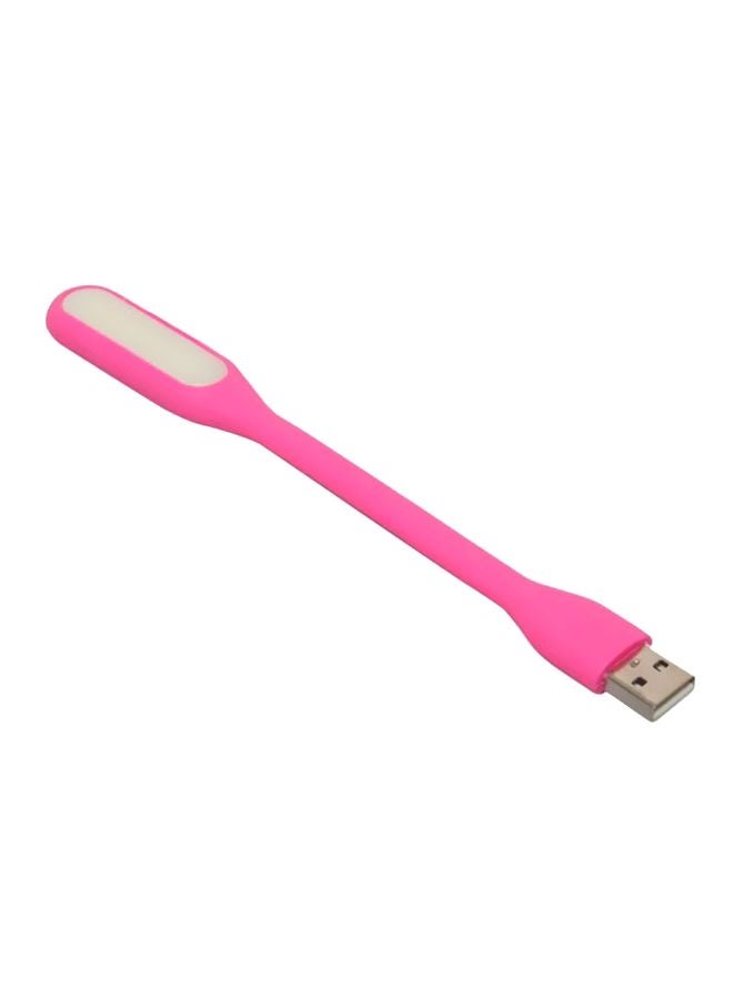 مصباح LED مرن بمنفذ USB وردي - Image 1