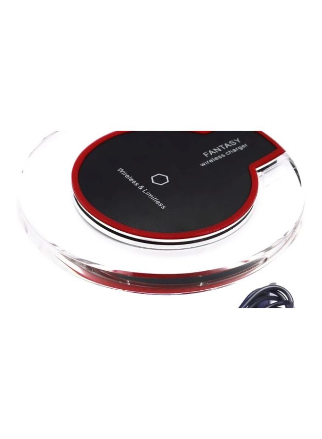 Fantasy - 2-Piece Wireless Mobile Phone Charger Black/Clear - Image 1