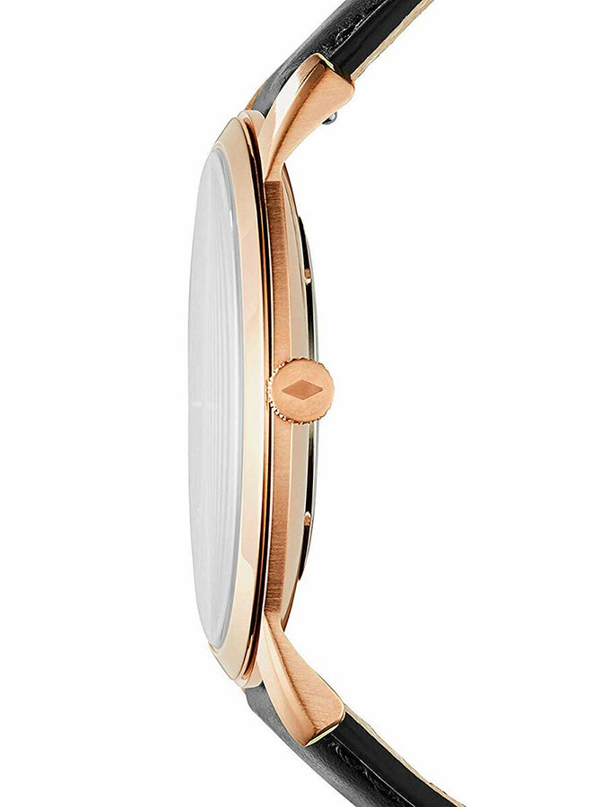 FOSSIL - Men's Leather Analog Wrist Watch FS5376 - Image 1