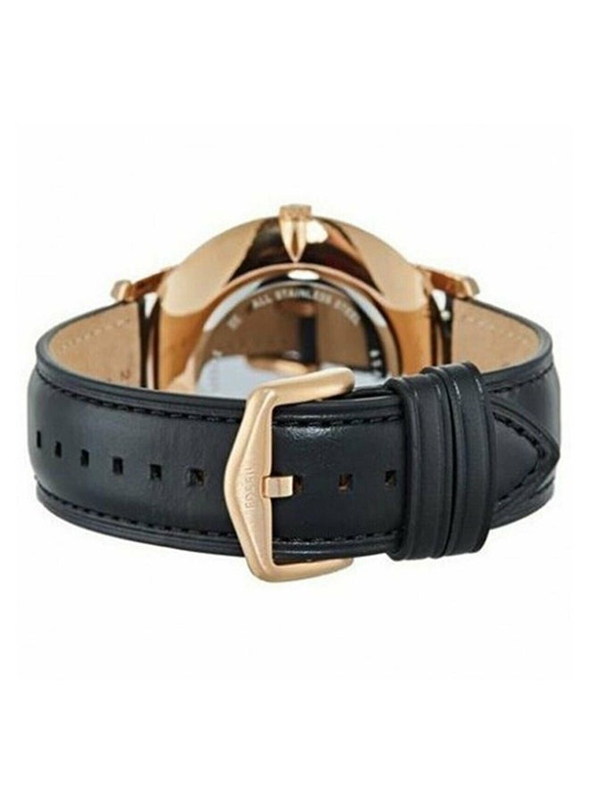 FOSSIL - Men's Leather Analog Wrist Watch FS5376 - Image 1