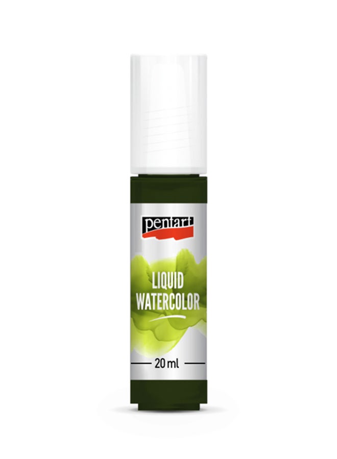 Pentart Liquid Watercolor Apple Green 20ml