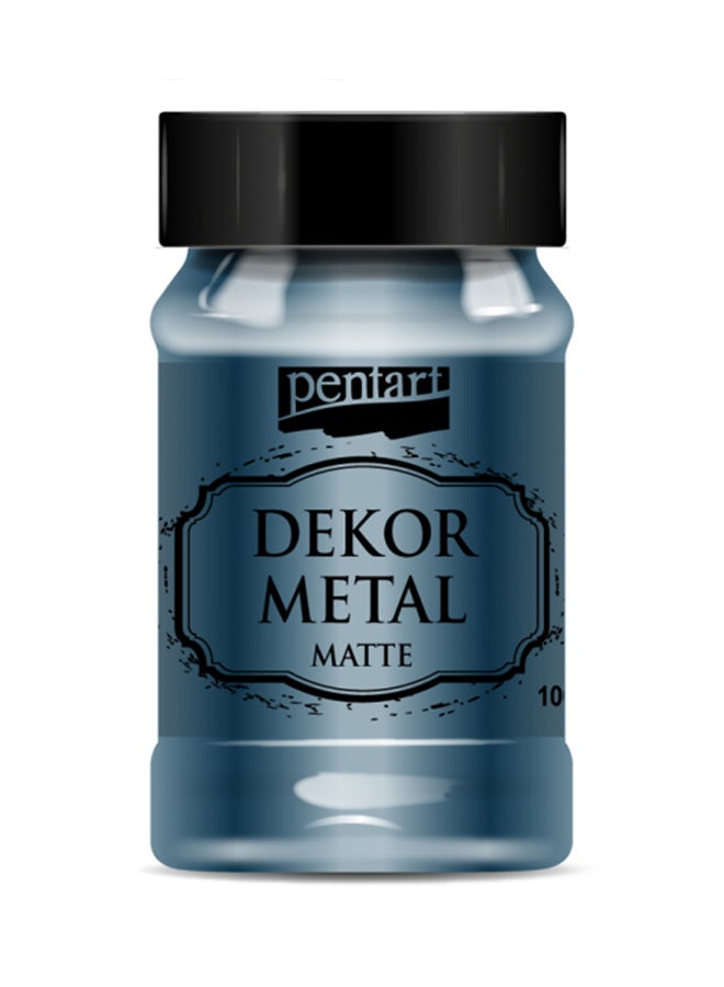 بينتارت طلاء ديكور ميتال غير لامع أزرق