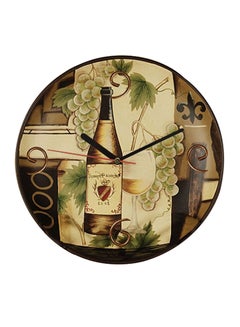 MT Analoge Wall Clock Mutlicolour 30x30centimeter 