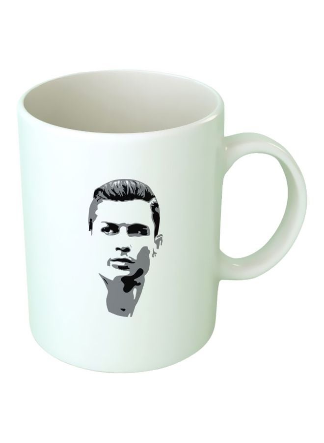 Fast Print Printed Ceramic Mug White/Black/Grey