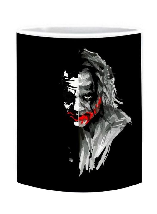 Fast Print Joker Printed Ceramic Mug White/Black/Red 350ml