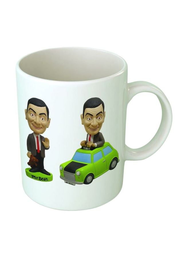 Fast Print Bean Printed Coffee Mug White/Green/Brown