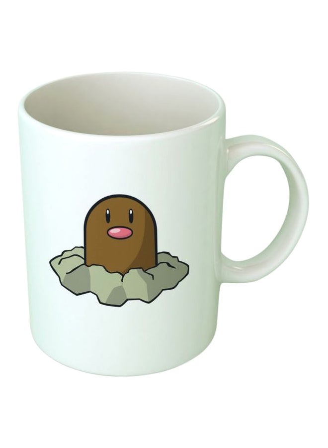 فاست برينت مج بطبعة البوكيمون ديجليت أبيض/بني