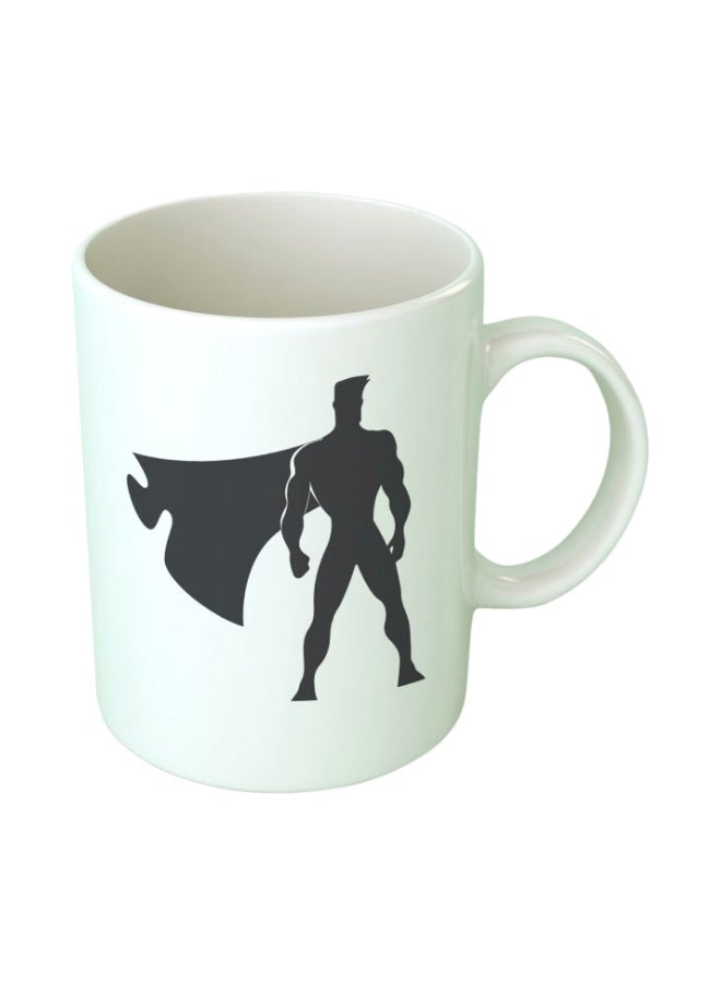 فاست برينت مج من السيراميك بطبعة أبيض/ أسود