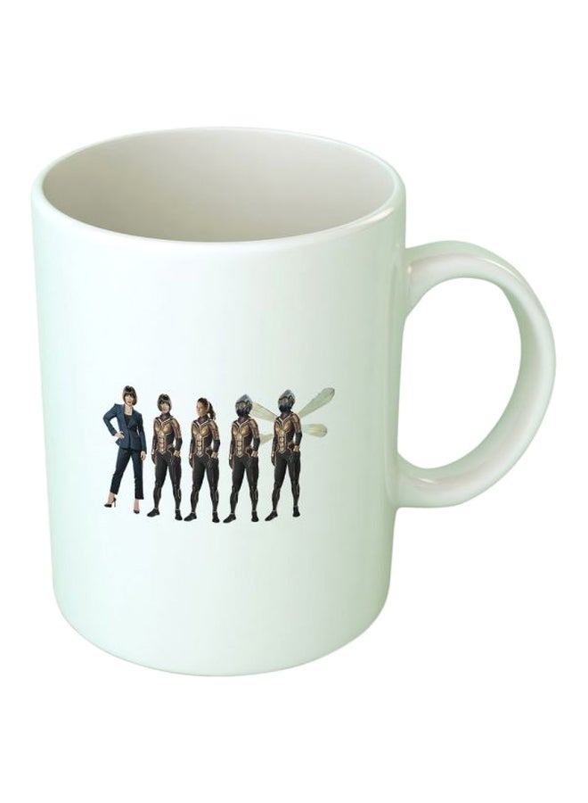 فاست برينت مج بطبعة شخصية أنت مان أبيض/رمادي/أسود