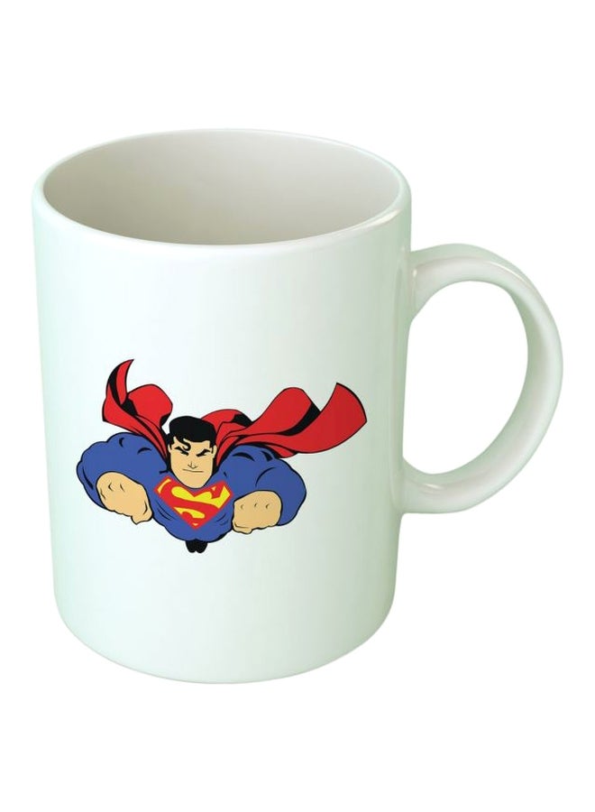 فاست برينت مج من السيراميك بطبعة أبيض/أزرق/أحمر