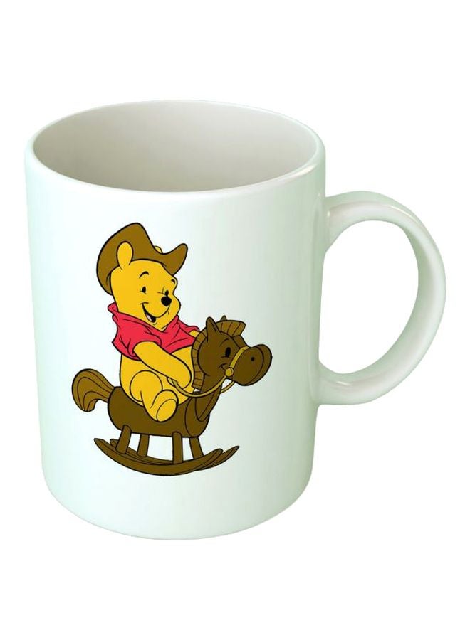 Fast Print Winnie The Pooh Printed Mug Yellow/Red/Brown