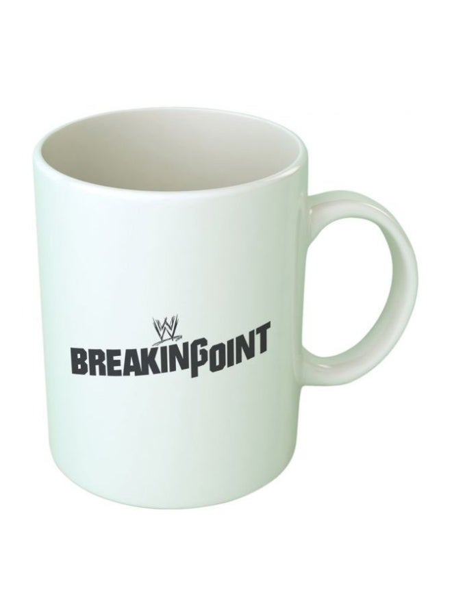 فاست برينت مج سيراميك مزين بطبعة فيلم "Breaking Point" أبيض/ أسود