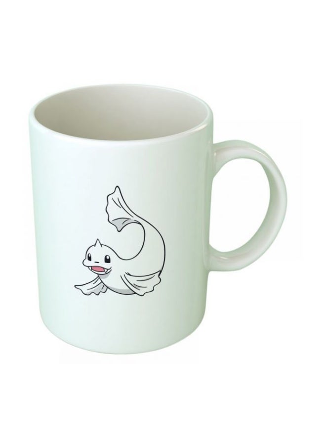 فاست برينت مج مزين بطبعة شخصية البوكيمون دوجونج أبيض/وردي/أسود