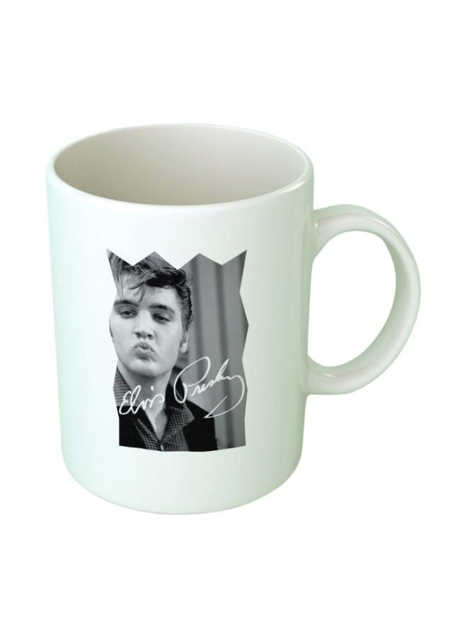 فاست برينت مج من السيراميك بطبعة أبيض/رمادي/أسود