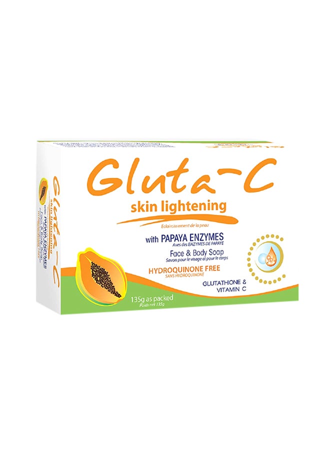 GLUTA C Papaya Intense Lightening Exfoliants Soap  - Image 1