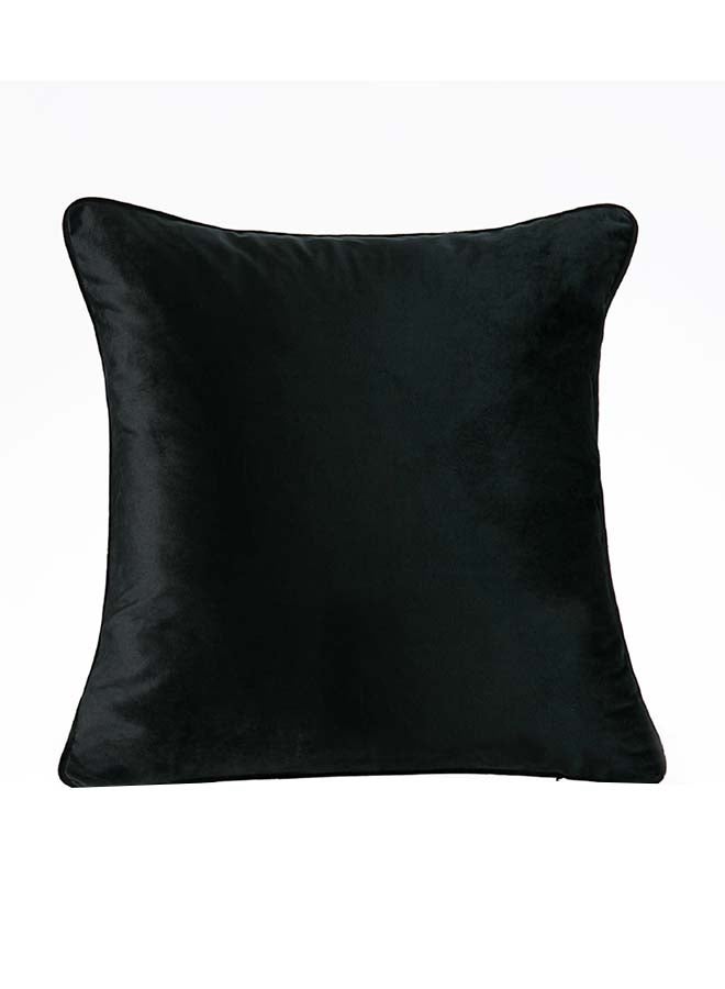 Decorative Cushion Cover Black 45x45cm