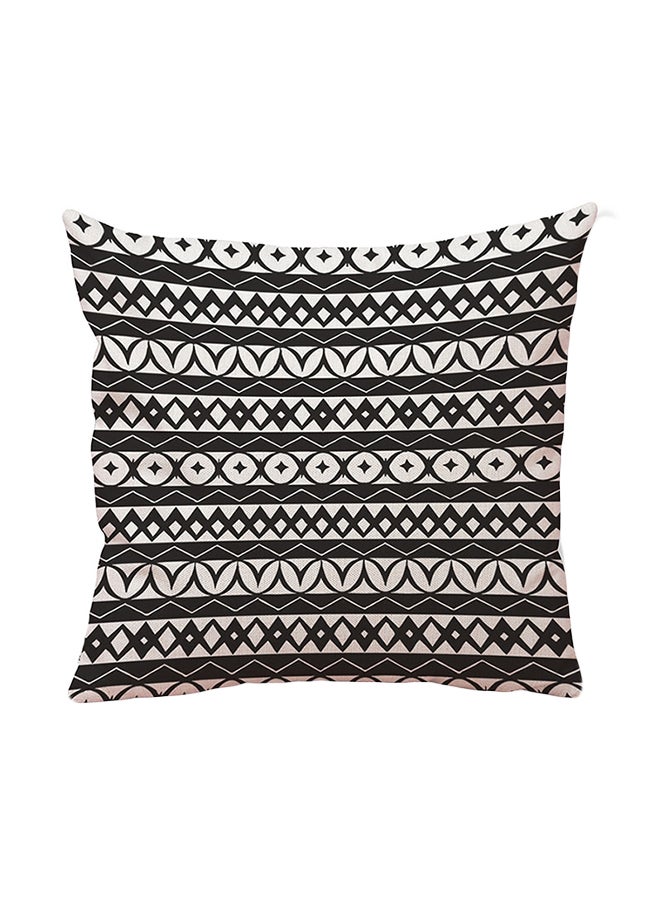 Decorative Cushion Cover Black/White 45x45cm