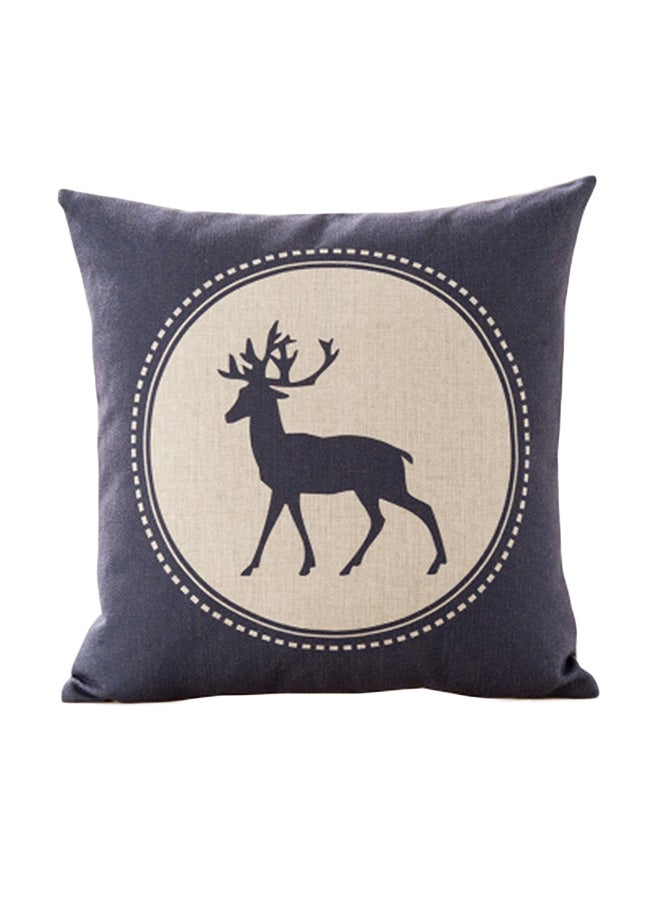Decorative Cushion Cover Blue/White 45x45cm
