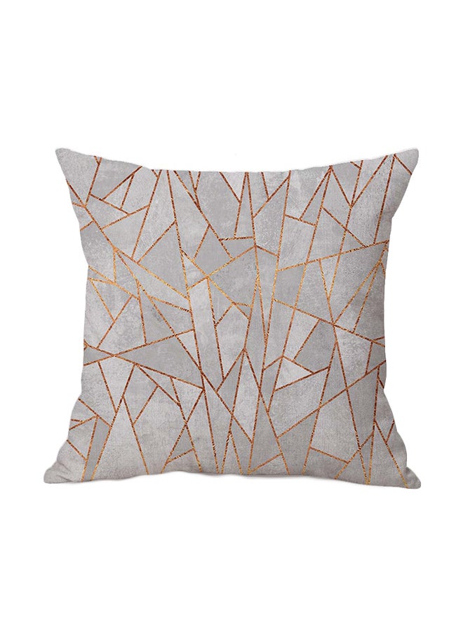 Decorative Cushion Cover Grey/Brown 45x45cm