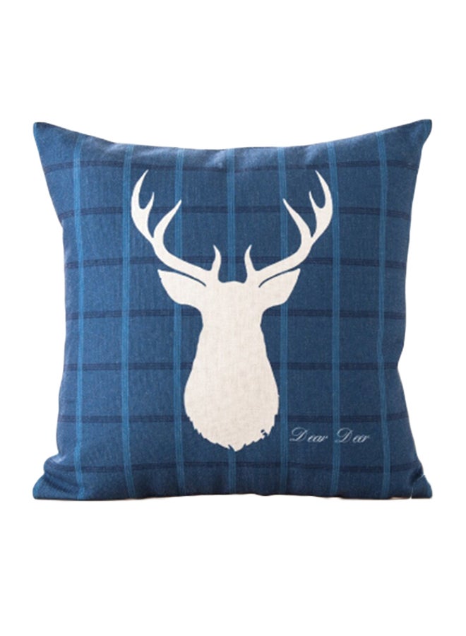 Decorative Cushion Cover Blue/White 45x45cm
