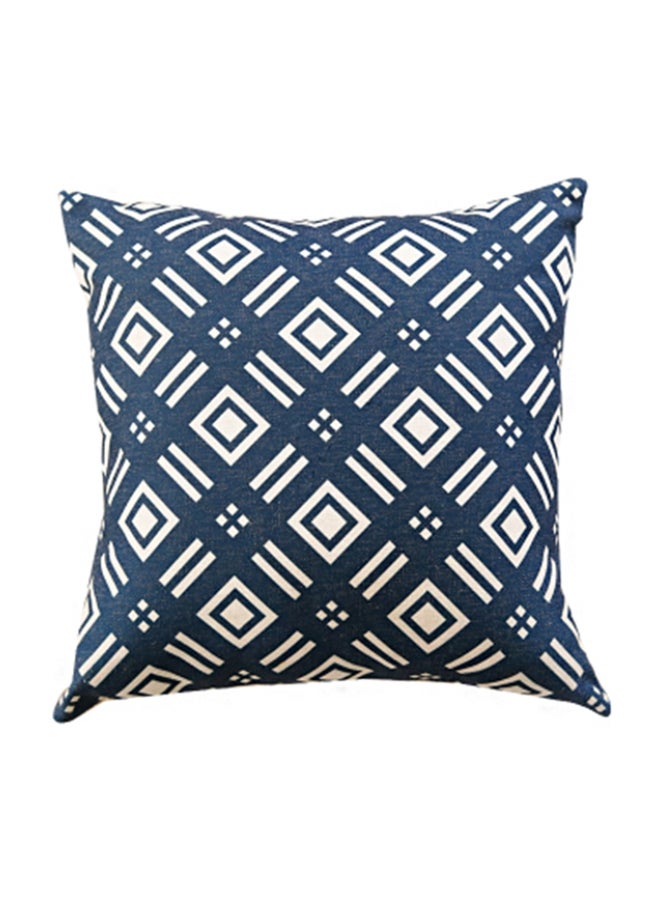 Decorative Cushion Cover Blue/White 45x45cm
