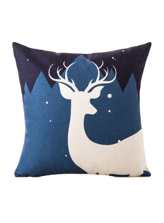 Decorative Cushion Cover Blue/White 45x45cm