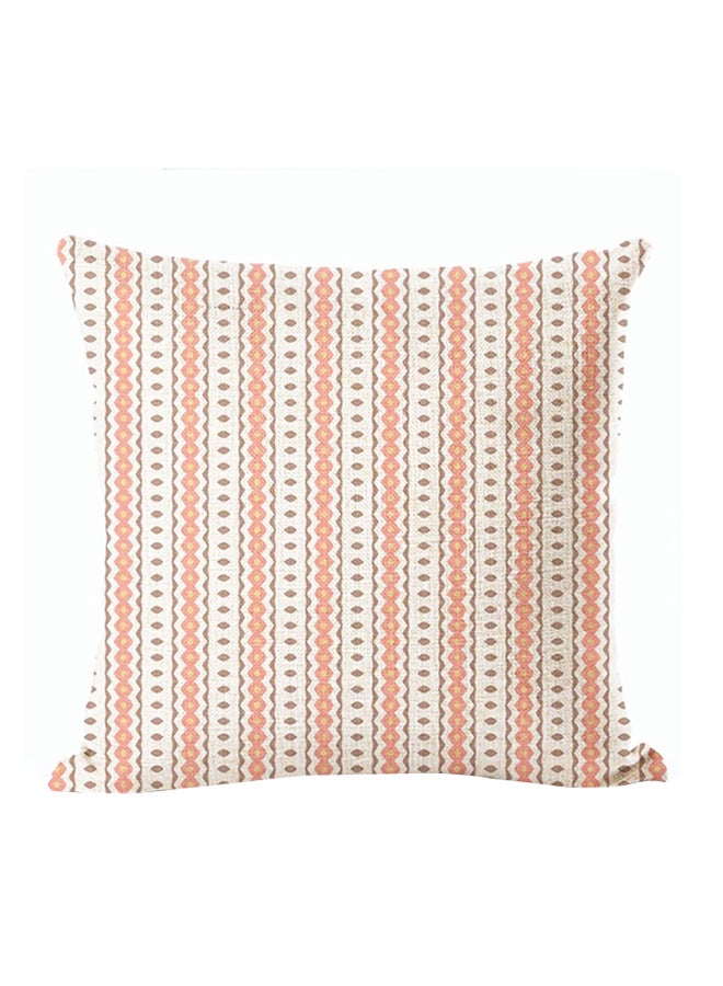 Decorative Cushion Cover Pink/White 45x45cm