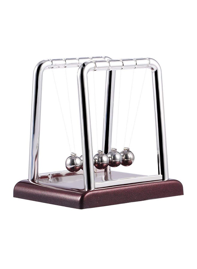 OUTAD Newtons Cradle Fun Steel Balance Ball Silver - Image 5
