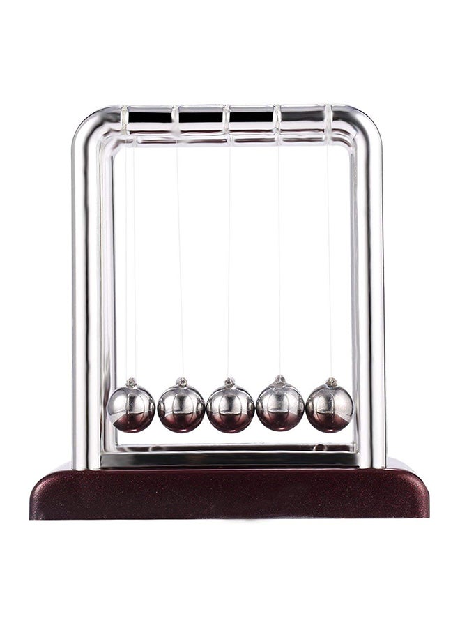 OUTAD Newtons Cradle Fun Steel Balance Ball Silver - Image 2