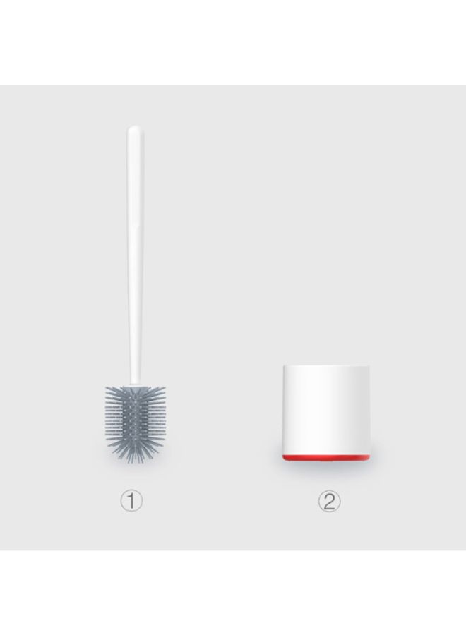 Xiaomi Vertical Toilet Brush Holder Cleaner Set White 0.45kg - Image 2