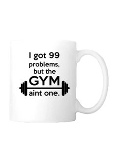 Gym Quotations Printed Mug White/Black - v1566996703/N29466442A_1