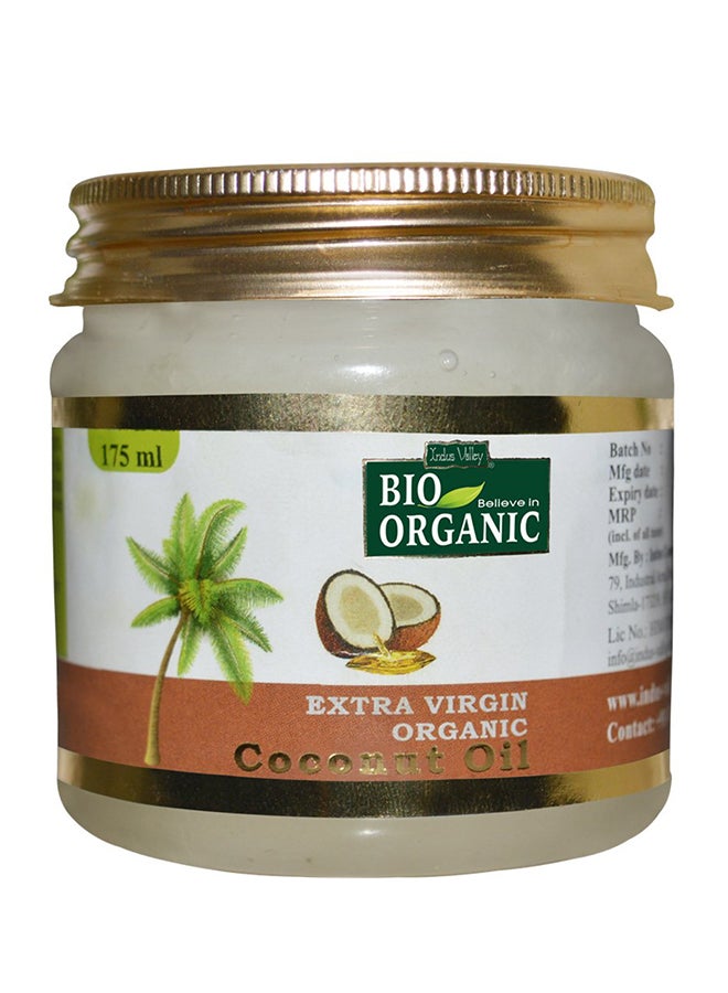 Indus Valley Bio Organic Extra Virgin Coconut Oil White 175ml  - Image 1