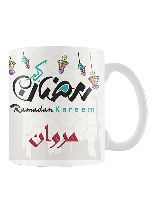 برينت هاوس مج بطبعة عن شهر رمضان أبيض/أسود/أحمر