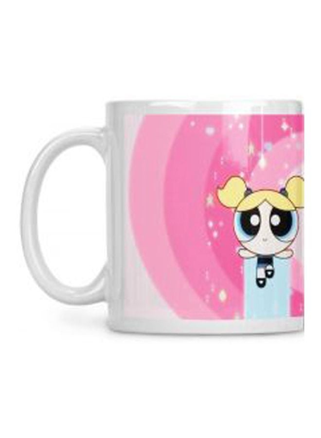 آرت-وير مج قهوة بطبعة من مسلسل "Powerpuff Girls" وردي/ أسود/ برتقالي Standard  - Image 2