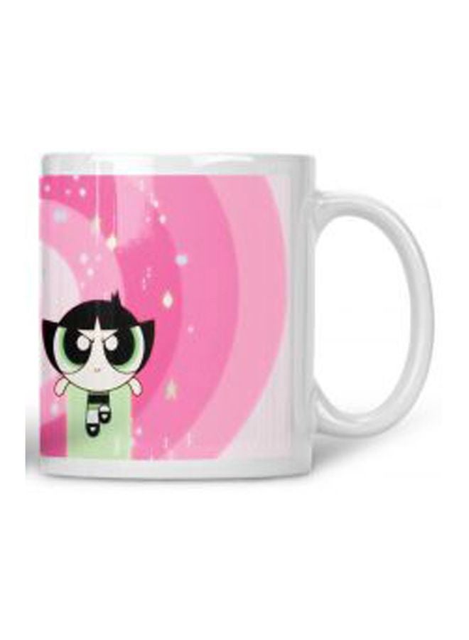 آرت-وير مج قهوة بطبعة من مسلسل "Powerpuff Girls" وردي/ أسود/ برتقالي Standard  - Image 3