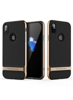 Protective Case Cover For Apple iPhone X / XS Gold/Black - v1566997424/N29350046A_2