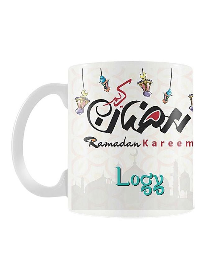 Printhouse Ramadan Kareem Printed Mug White/Black/Green