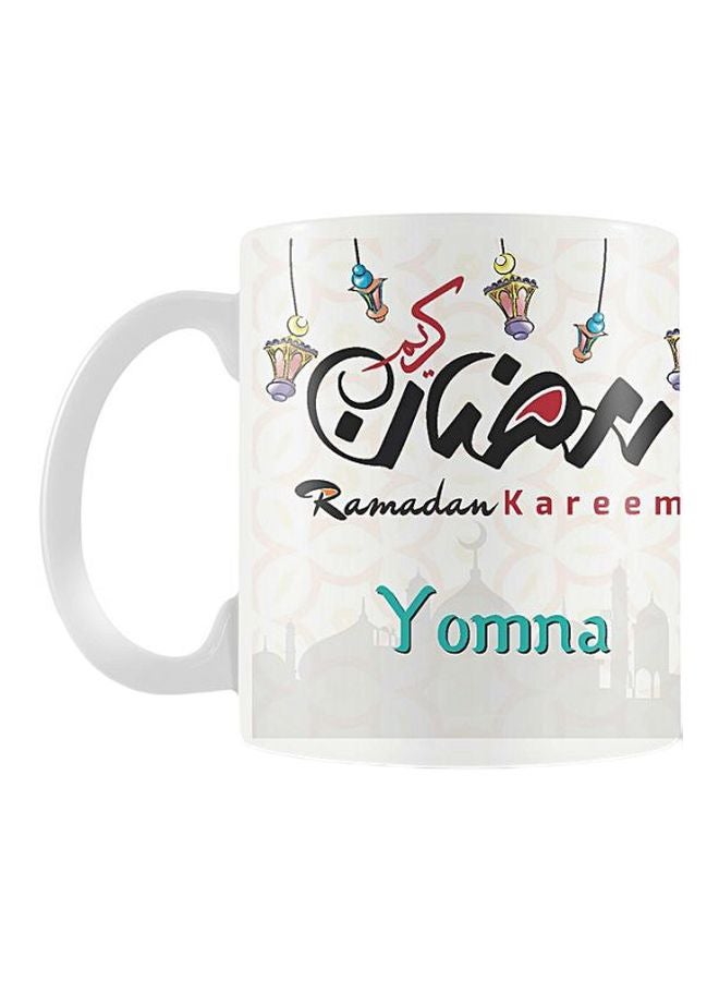 Printhouse - Ramadan Kareem Printed Mug White/Black/Green - Image 1