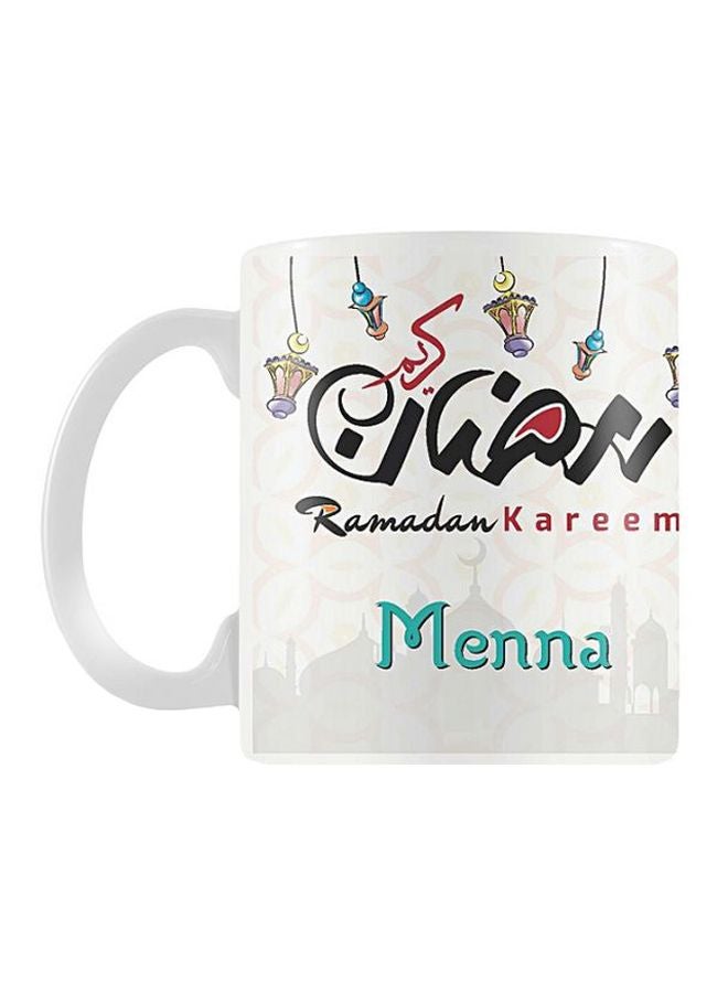 برينت هاوس مج قهوة بطبعة عن شهر رمضان أبيض/أسود/أحمر