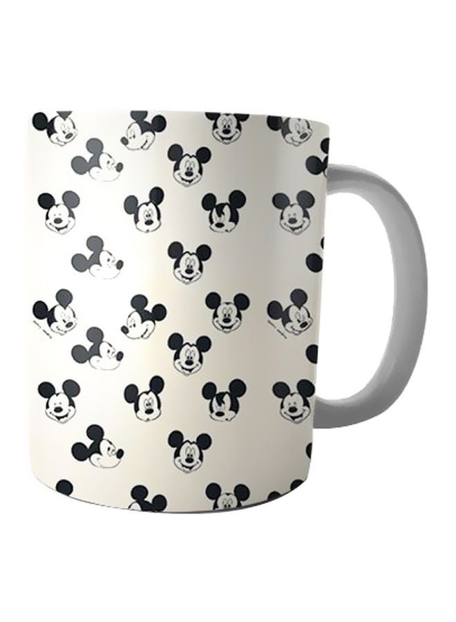 Fast Print Printed Ceramic Mug White/Black Standard