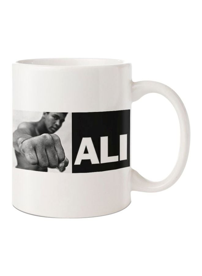 Hazel - Ali Printed Mug White/Black/Grey - Image 1