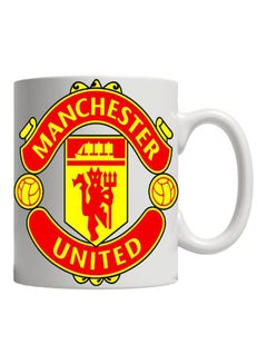 p.h Printed Ceramic Mug Red/Yellow/White 