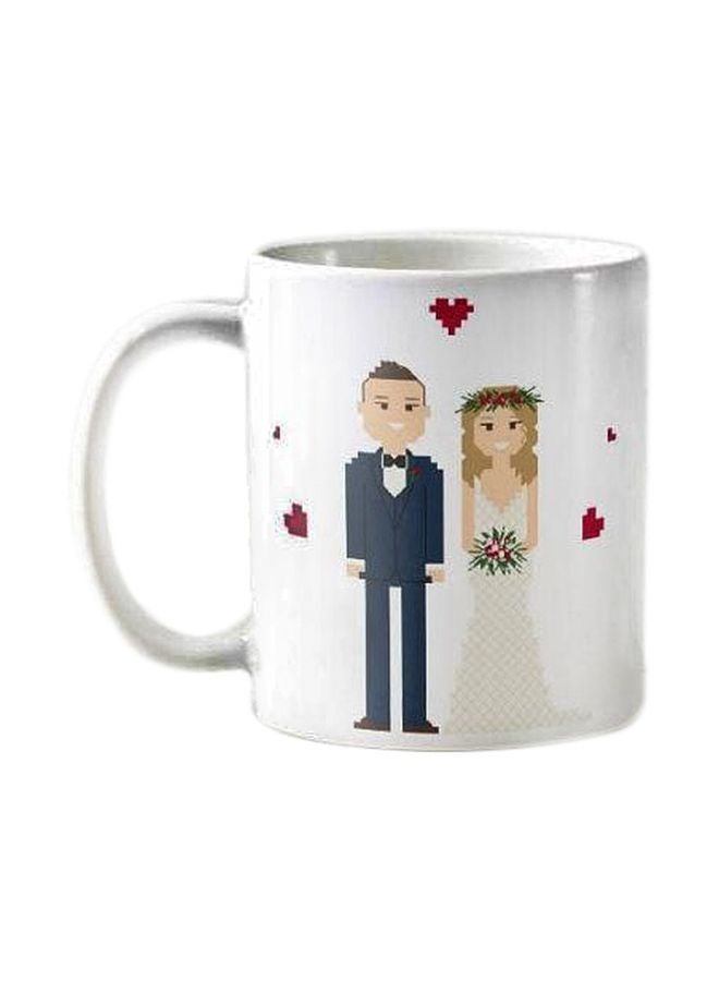 PH Bridal Printed Mug White/Black/Red